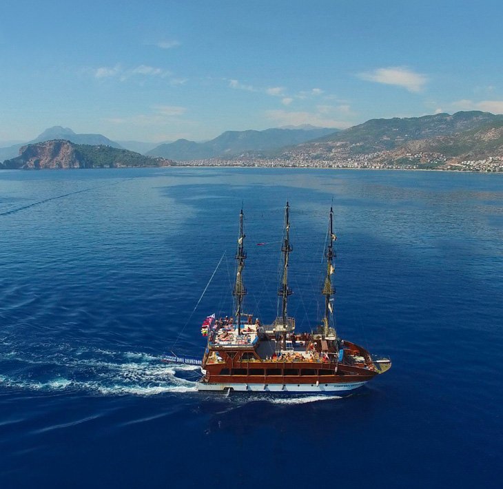 Alanya Catamaran Boat Tour